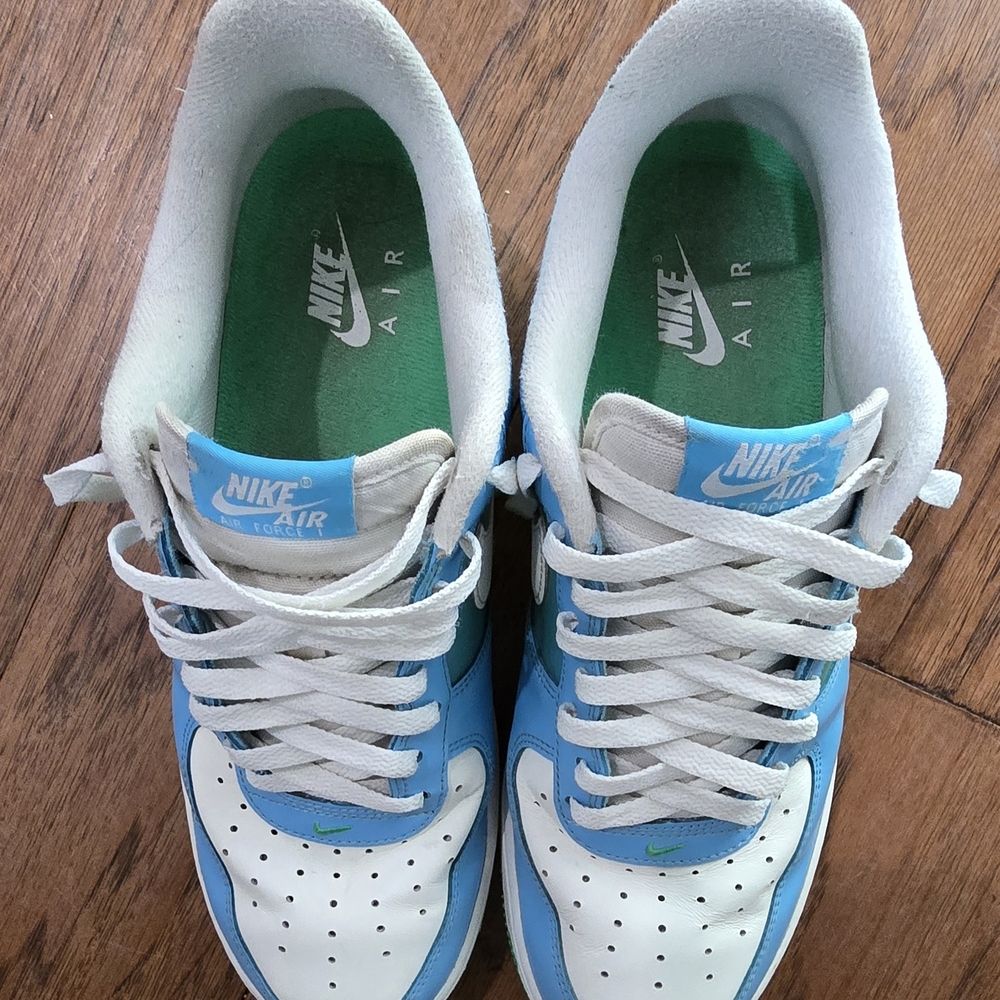Nike Air Blue and White Sneakers